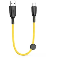 Xo cable Nb247 Usb - microUSB 0,25 m 6A yellow  6920680839926 Nb247Y