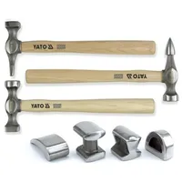 Yato Yt-4590, Carbon steel, Wood, Chrome, 4.9 kg, 7 pcs  Yt-4590 5906083945908 Wlononwcrbw10