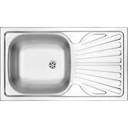 1-Bowl steel sink with drainer  Zmu 0110 5907650845720 Wlononwcr1671