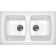 2-Bowl ceramic sink  Zcl620N 5908212037836 Wlononwcr1828