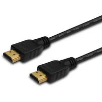 Savio Cl-05 Hdmi cable 2 m Type A Standard Black  cl-05 5902768707137 Kabsavmon0006