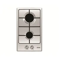 Simfer Hob H3.200.Vgrim Gas Number of burners/cooking zones 2 Rotary knobs Stainless steel  8699272096341 Wlononwcr4809