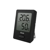 Duux  Black Lcd display Hygrometer Thermometer Sense Dxhm02 8716164996739
