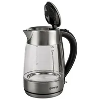 Gorenje Kettle K17Ge Electric, 2150 W, 1.7 L, Glass, 360 rotational base, Transparent/Stainless steel  3838782393365