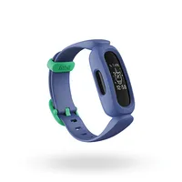 Fitbit Ace 3 Fitness tracker Oled Touchscreen Waterproof Bluetooth Cosmic Blue/Astro Green  Fb419Bkbu 810038853093
