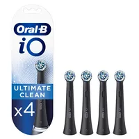 Akcija Braun Series Ultimate Clean Black nomaināmie  pieaugušo zobu birstes uzgaļi, 4 gab. iO Cb-4 4210201342809
