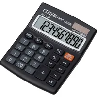 Citizen Calculator Office Sdc-810Nr, 10-Digit, 127X105Mm, Black  Sdc810Nr 4562195139850 Arbcitklk0020