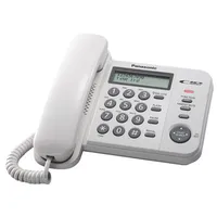 Panasonic  Corded Kx-Ts560Fxw Built-In display Caller Id White 198 x 195 95 mm Phonebook capacity 50 entries 588 g 5025232464777
