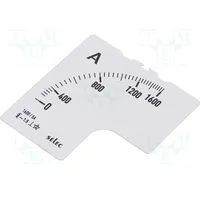 Scale for analogue ammeter I Ac 01.6Ka 90 Scl-Am-I-2  Scl-Am-I-2-1600/5A