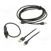 Cable Usb 2.0 A plug,USB C plug black 480Mbps  Gc-Kabgcset01 Kabgcset01