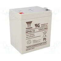 Re-Battery acid-lead 12V 5Ah Agm maintenance-free 1.85Kg  Accu-Hp5-12/Y Nph5-12