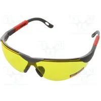 Safety spectacles Lens yellow Resistance to Uv rays  Lahti-46051 46051
