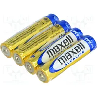 Battery alkaline 1.5V Aaa non-rechargeable Ø10.5X44.5Mm  Bat-Lr03/Mx-S4 Lr03 Maxell S4