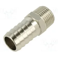 Push-In fitting connector pipe nickel plated brass 20Mm  3040-20-1/2 3040 20-1/2