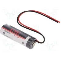 Battery lithium 3.6V Aa 2700Mah non-rechargeable leads 150Mm  Eve-Er14505/Pr Er14505 Fl
