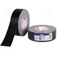 Tape duct W 19Mm L 50M Thk 0.3Mm black natural rubber 10  Hpx-D6000-1950Bk Ab1950