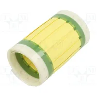 Heat shrink markers 50Mm yellow Shrinking ratio 2 1  D87851-000