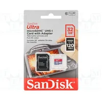 Sandisk Ultra 32Gb Microsdhc  Adapter Sdsqua4-032G-Gn6Ia