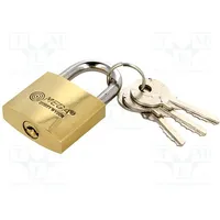 Padlock shackle Application gates,cabinets,sheds Mat brass  Mga-24232 24232