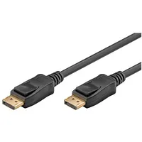 Goobay Displayport connector cable 2.0 Black Dp to 2 m  58534 4040849585340