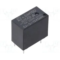 Relay electromagnetic Spst-No Ucoil 24Vdc Icontacts max 12A  Sj-S-124Dmh