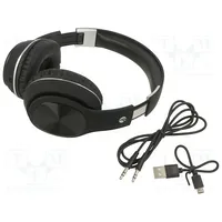 Headphones black Bluetooth 5.0 Jl,Headphones 32Ω  M280