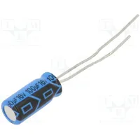 Capacitor electrolytic Tht 100Uf 16Vdc Pitch 2Mm 20 2000H  Grc00Aa1011Ctnl