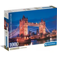 Puzzle 1000 elements Compact Tower Bridge At Night  Wzclet0Uf039772 8005125397723 39772