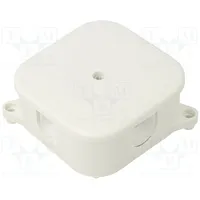 Enclosure junction box X 75Mm Y Z 30Mm wall mount Ip44  Jx-Po-75/E-Wh Po-75/Empty White