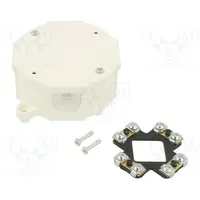 Enclosure junction box X 60Mm Y Z 30Mm wall mount white  Jx-Phb-Wh Phb White