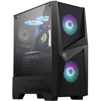 Case Msi Mag Forge 100R Miditower Not included Atx Microatx Miniitx Colour Black Magforge100R  4719072676407