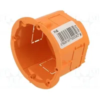 Enclosure junction box Ø 60Mm Z 45Mm plaster embedded orange  Jx-Pk-60-Or Pk-60 Orange
