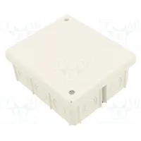 Enclosure junction box X 80Mm Y 95Mm Z 40Mm wall mount Ip20  Jx-Pk-102-Wh Pk-102 White