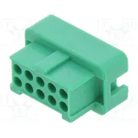 Plug wire-wire/PCB female Gecko 1.25Mm Pin 10 w/o contacts  G125-2041096L0