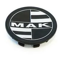 Mak Wheel Cap 8010002800 C015 75Mm Matt Black Equivalent to Porsche Oe  4751155258889