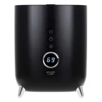 Adler  Ad 7972 Humidifier 23 W Water tank capacity 4 L Suitable for rooms up to 35 m² Ultrasonic Humidification 150-300 ml/hr Black black 5905575900425
