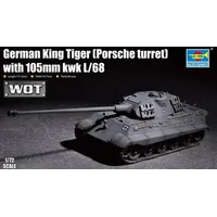 Trumpeter King Tiger w/ 105Mm kWh L/68 Porsche  Jptprw0Cn042922 9580208071619 07161