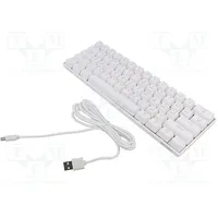 Keyboard white Usb C wired,US layout 1.8M  Savgk-Whiteout-Bl Savgk-Whiteout Blue