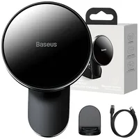 Baseus Big Energy car mount with wireless charger 15W for Iphone 12 Black  Wxjn-01 6953156206861 026975