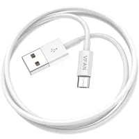 Usb to Micro cable Vipfan X03, 3A, 1M White X03Mk  6971952431232 036817