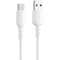 Usb to Usb-C cable Vipfan Colorful X11, 3A, 1M White X11Tc-White  6971952432765 036783