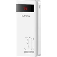Romoss Sense6Ps Pro Powerbank 20000Mah, 30W White  Psn20-191-1133H 6936857200949 036988