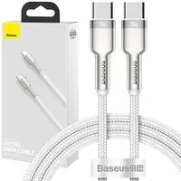 Baseus cable Cafule Metal Pd Usb-C - 1,0 m white 100W  Catjk-C02 6953156202337 025143