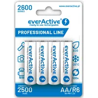 R06/Aa akumulatori 1.2V everActive Professional line Ni-Mh 2600 mAh iepakojumā 4 gb.  Aaehrl6-26004B 5902020523383 Evhrl6-2600