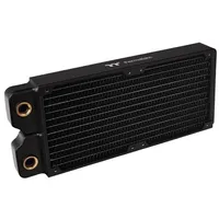 Water cooling Pacific Clm240 slim radiator 240Mm, 5X G 1/4 copper black  Awttkwpw0000079 4711246875418 Cl-W236-Cu00Bl-A
