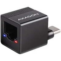 Axagon Ade-Minic Usb-C 3.2 Gen 1 - Gigabit Ethernet Mini adapter, auto install, black  989901019624-1