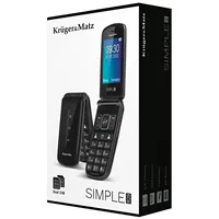 Maxckruger  Matz Phone for seniors Km0929 7,11 cm 2,8 108,5 g Black Km0929.1 5901890097468 Tkokamsen0007