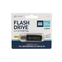 Platinet Usb Flash Drive X-Depo 32Gb Melna  1-5907595406215 5907595406215