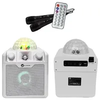 Portable Speaker, N-Gear, Disco Block 410 White, Wireless, Bluetooth, Discoblock410W  2-Discoblock410W