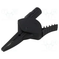 Crocodile clip 20A black Grip capac max.34.5mm L 100.8Mm  Ct4409-0